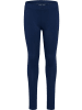 Hummel Kinder Leggings "Base Tights" in Blau