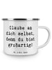 Mr. & Mrs. Panda Kaffeebecher Spruch Selbstvertrauen stärken mit... in Weiß
