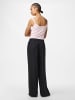 Pieces Hose mit weitem Bein in Black