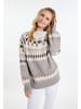 usha FESTIVAL Strickpullover in Grau Mehrfarbig