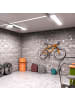 relaxdays 2x Fahrradwandhalterung in Schwarz - (B)44 x (H)19,5 x (T)47 cm