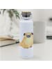 Mr. & Mrs. Panda thermobottle Mops ohne Spruch in Weiß