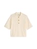 Strick-Poloshirt regular in Creamy White