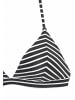 s.Oliver Triangel-Bikini-Top in schwarz-weiß-gestreift