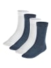 Falke Socken 4er Pack in Weiß/Blau