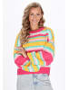 IZIA Women Sweater in pink multicolor