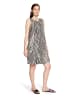 Betty Barclay Leinenkleid ohne Arm in Schwarz/Beige