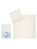 Julius Zöllner Bettwäsche-Set Jersey 80 x 80 / 35 x 40 in beige,white