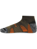 normani 2 Merino Trekking Sneaker-Socken mit Frotteesohle in Oliv