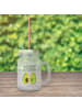 Mr. & Mrs. Panda Glas Avocado Pärchen mit Spruch in Transparent