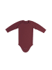 Sämann Baby Body aus 100% Bio-Baumwolle Schlupfbody langarm gerippt Raspberry