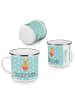 Mr. & Mrs. Panda Kaffeetasse Fuchs Ballerina mit Spruch in Türkis Pastell