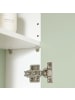 SoBuy Wandschrank in Hellgrau-Grün - (W) 15 x (H) 54 x (L) 60 cm
