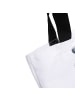 Mr. & Mrs. Panda Strandtasche Chinchilla Blume mit Spruch in Weiß