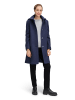 Betty Barclay Wollmantel mit abnehmbarer Kapuze in Dark Blue Melange
