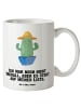 Mr. & Mrs. Panda Große Teetasse Kaktus Hut mit Spruch in Weiß