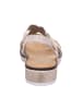 rieker Keilsandalen in gold/muschel