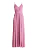 Vera Mont Abendkleid mit Lurexfaden in Rosé/Silver