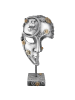 GILDE Skulptur Steampunk face silberfarben - (H) 35,5 cm