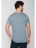 GreenBomb T-Shirt Basic in Grey Blue