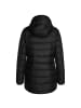 Adidas Sportswear Winterjacke Essentials 3-Streifen Light Hooded in schwarz / weiß