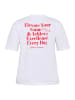 KAFFE curve T-shirt KClenny Loose fit in Optical White