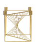 Beliani Kerzenständer MINDORO in Gold - (W) 20 x (H) 23 x (L) 20 cm