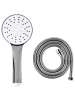 Beliani Wannenarmaturen CHURUN in Silber - (W) 11 x (H) 25 x (L) 3 cm