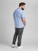 Jack & Jones + Fit Polo Shirt JJEPAULOS Sommer Hemd Pique in Hellblau