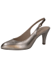 Caprice Slingpumps in TAUPE METALLIC