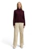 Tom Tailor Pullover in dark red mélange