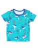 Aquarti Baby Jungen Bade-Set Zweiteiliger Badeanzug T-Shirt Hose in türkis