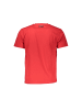 cavalli CLASS Rotes Baumwoll-T-Shirt