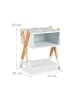 relaxdays Kinder-Nachttisch "Teddy" in Mehrfarbig - (B)34 x (H)42 x (T)30 cm