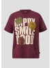 QS T-Shirt in 39D1_bordeaux