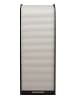 58 aufm Kessel JALOUSIESCHRANK Eadith 69 x 44 x 192 Rollladenschrank Schwarzstahl/Weiß