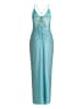 Vera Mont Abendkleid im Glitzer-Look in Mint/Silver