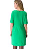 Zero  Sweatkleid mit U-Boot Ausschnitt in Bright Green