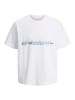 JACK & JONES PLUS T-shirt in Bright White