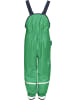 Playshoes Kinder Regenhose "Fleece-Trägerhose" in Grün