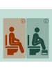 relaxdays Toilettenhocker in Natur - (B)48,5 x (H)19 x (T)20 cm