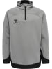 Hummel Hummel Halbreißverschluss Sweatshirt Hmllead Fuãball Kinder in GREY MELANGE