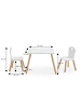 ebuy24 Babyzimmermöbel Karin (3-teilig) Weiß 55 x 55 cm