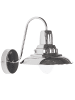 Wandleuchte LUZA in Silber - (W) 20 x (H) 21 x (L) 20 cm