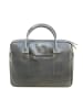 Buckle & Seam Everest Aktentasche Leder 38 cm Laptopfach anthrazit