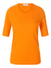 PETER HAHN Rundhalsshirt Cotton in orange