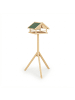 relaxdays Vogelfutterhaus in Natur - (B)37 x (H)120 x (T)37,5 cm