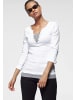 Kangaroos 2-in-1-Shirt in weiß-marine