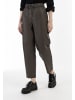 DreiMaster Vintage Damen Lederhose in Taupe