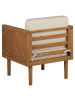 Beliani Sessel BARATTI in Braun/Beige - (W) 65 x (H) 76 x (L) 65 cm